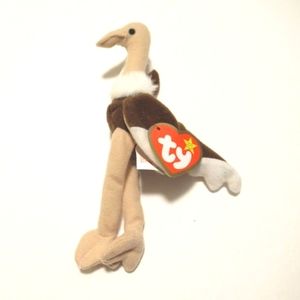 Stretchy the Catnip Teenie Beanie Babies Ostrich